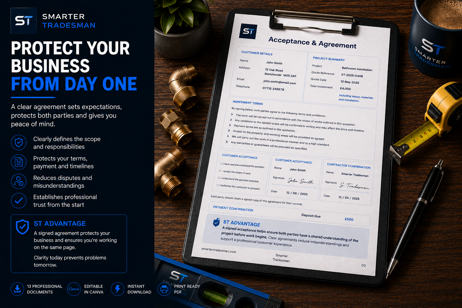 Professional Plumbing Quotation System | ST Quotes
