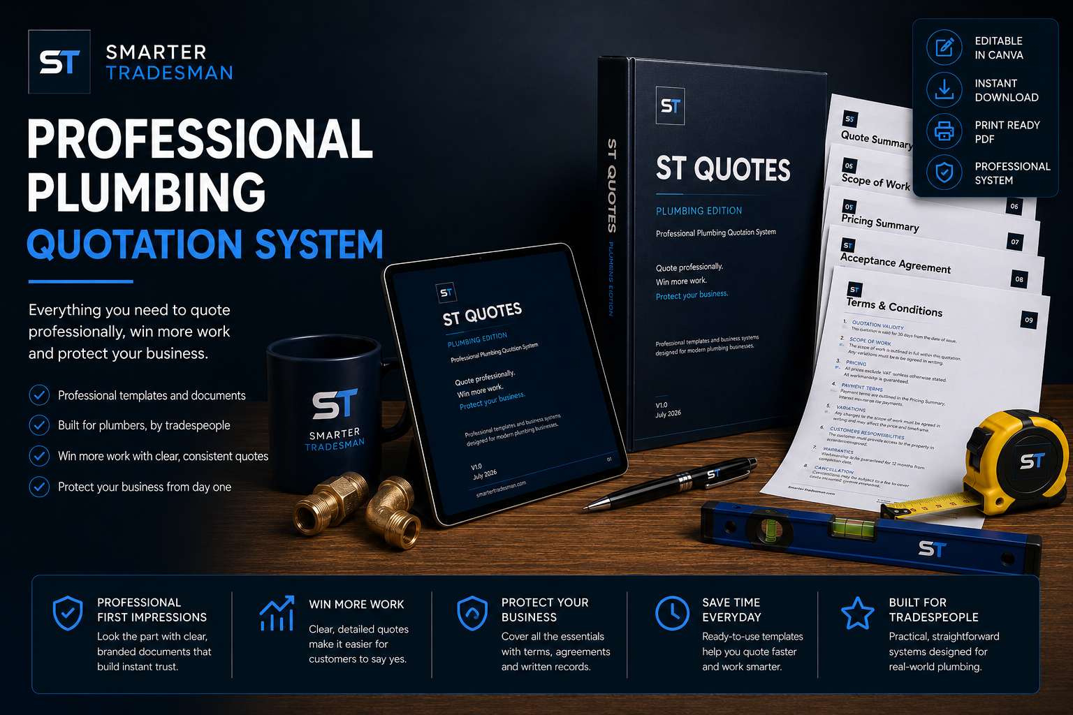 Professional Plumbing Quotation System | ST Quotes