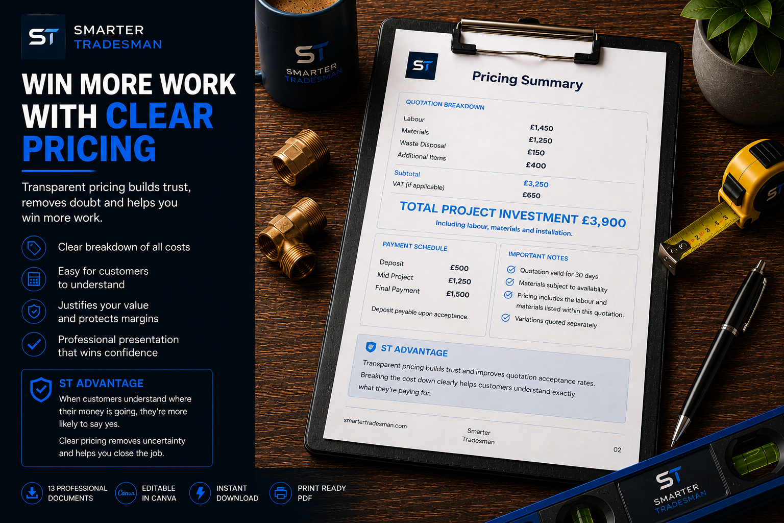 Professional Plumbing Quotation System | ST Quotes